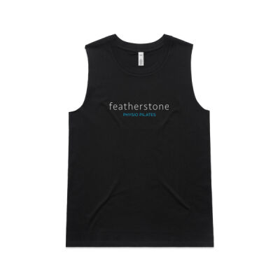 Featherstone Sleeveless Tank - White Logo Thumbnail
