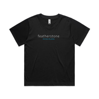 Featherstone Boxy T-Shirt - White Logo Thumbnail